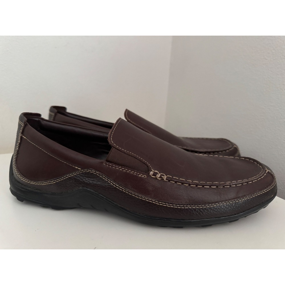 Cole Haan Men Tucker Venetian Loafer Dark Brown Leather Slip On C04059 Size 15 M - Picture 3 of 7